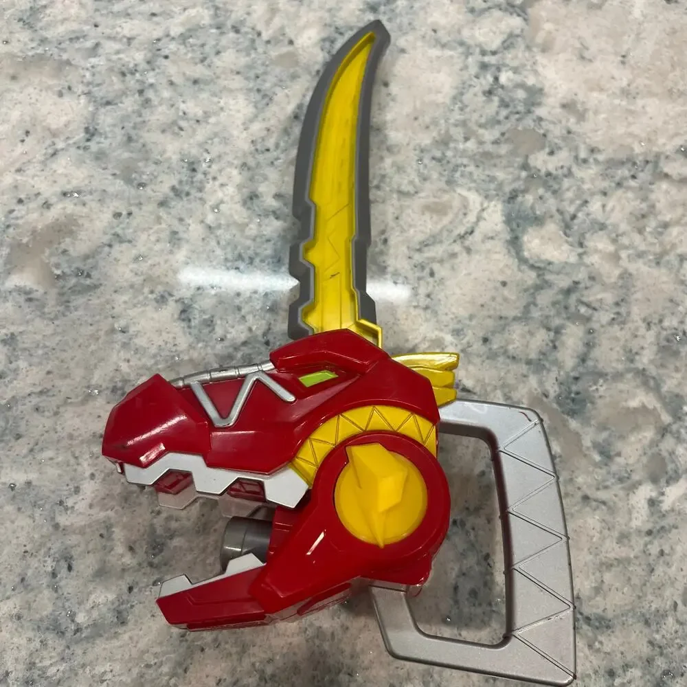 Playskool Heroes Power Rangers Zord Saber Dino Charge T-Rex Red Ranger Sword